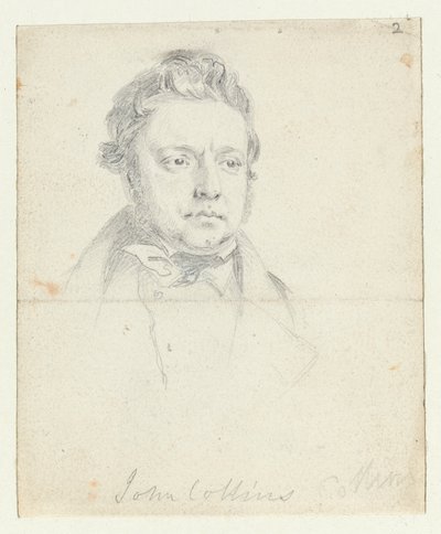 Croquis du prisonnier chartiste, John Collins, pris au tribunal - William Wolfe Alais